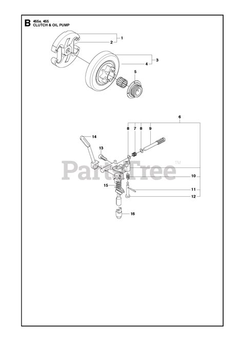 Husqvarna 455 Rancher Husqvarna Chainsaw Clutch And Oil Pump Parts Lookup With Diagrams Partstree