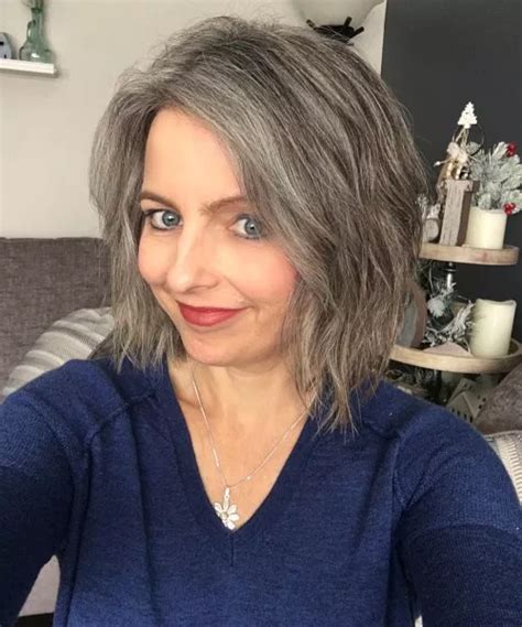 The Unexpected Results Of Transitioning To Gray Hair In My Forties Grey