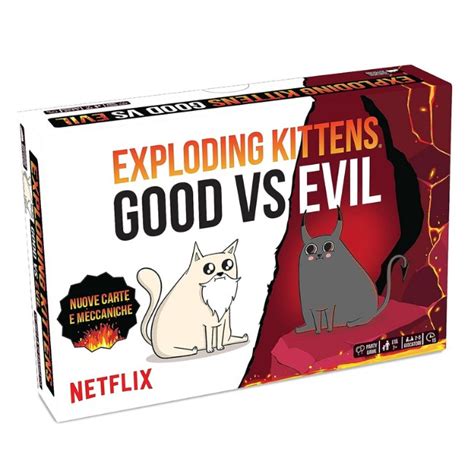 Paniate Asmodee Exploding Kittens Good VS Evil