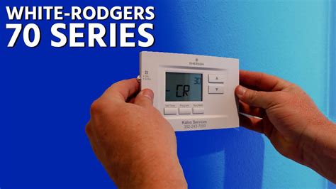 Simple Easy Thermostat Install With White Rodgers Series Youtube