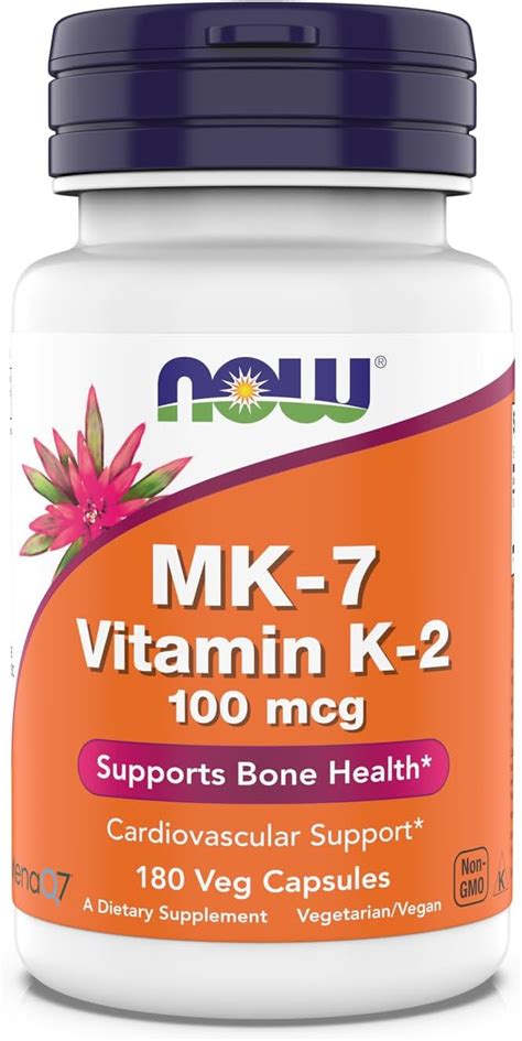 Amazon Now Foods Supplements Mk Vitamin K Mcg