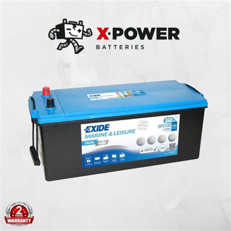 Exide Dual Agm Ep V Ah X Power Batteries