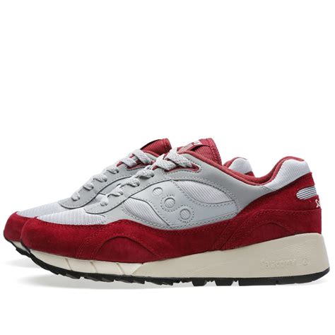Saucony Shadow 6000 Premium Grey & Red | END. (Global)