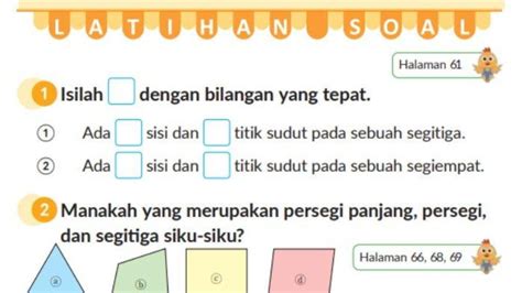 Latihan Soal Sumatif Pengukuran Luas Dan Volume Matematika Kelas 4 Semester 2 Kurikulum Merdeka