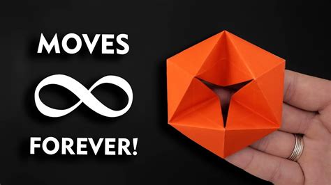 How To Make A Paper Moving Flexagon This Toy Moves Forever