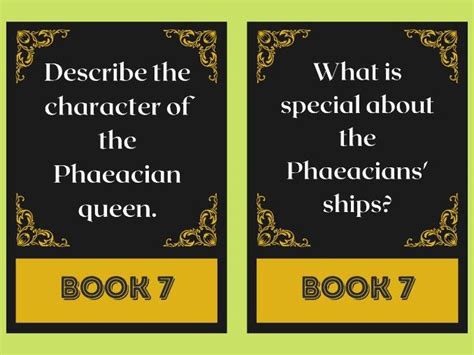 The Odyssey, Book 7 | Teaching Resources