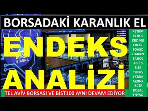 ENDEKS ANALİZİ VE BİST100 SON DURUM isctr ykbnk akbnk garan asels