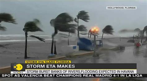 Tropical Storm Eta Makes Landfall In Florida World News