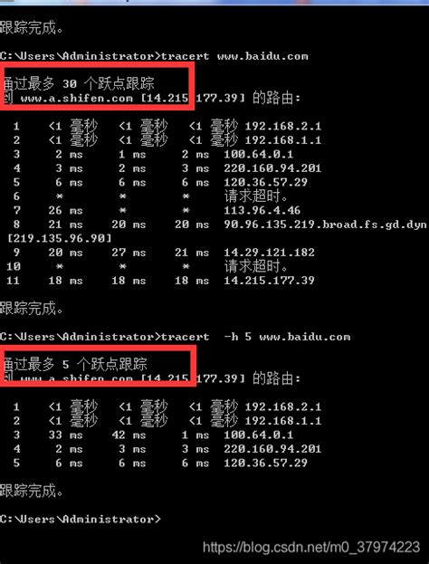 Tracert命令tracert H Csdn博客