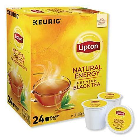 Lipton K Cup Portion Pack For Keurig Brewers Natural Energy Premium