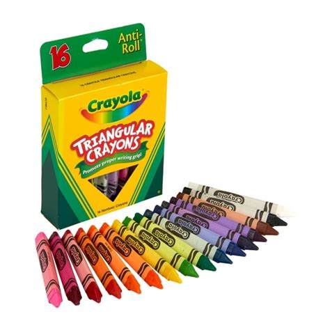 Crayola Triangular Crayon Set 16 Colors