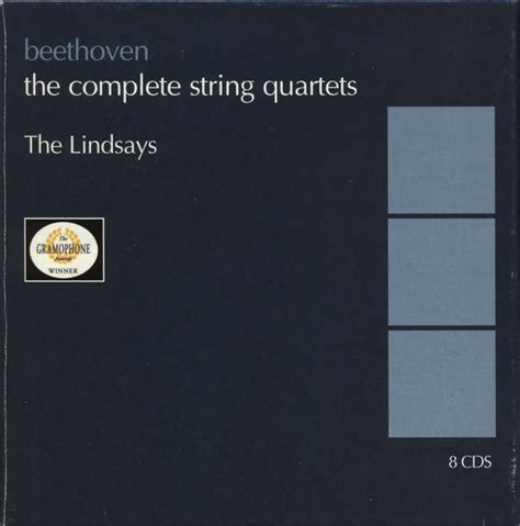 Beethoven The Lindsays The Complete String Quartets Cd Discogs