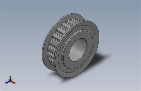 标准型梯形齿同步带轮xl型 Sxlhc 21 031 Dc16 A Solidworks 2018 模型图纸下载 懒石网