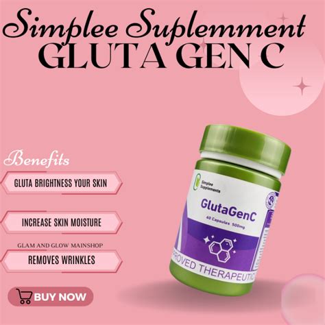 Simplee Glutagenc Whitening Capsule Supplement Lazada Ph