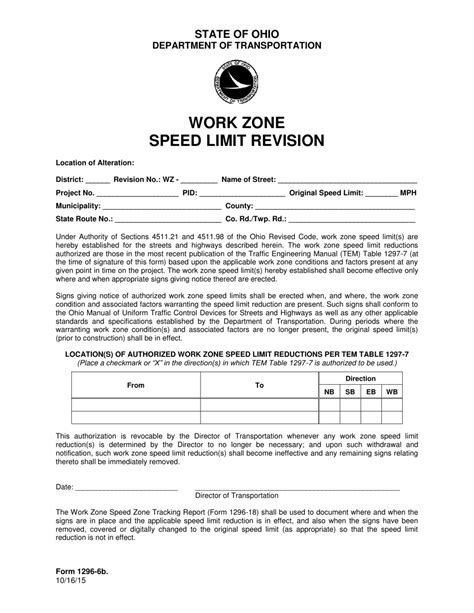 Form 1296 6b Fill Out Sign Online And Download Printable Pdf Ohio