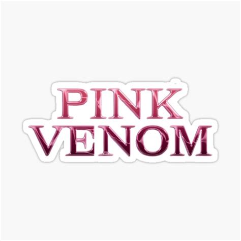 Blackpink Pink Venom Sticker For Sale By Joypark7 Redbubble