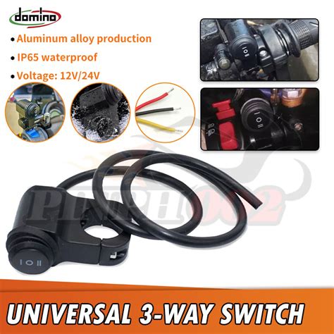 Motorcycle Domino Universal Way Switch On Off Mini Driving Light