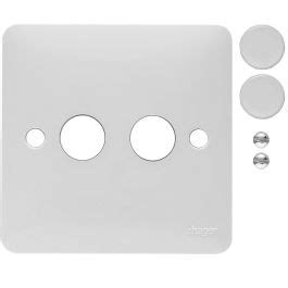 Hager Sollysta WMDRP2KIT Push 2 Gang Dimmer Kit White Fast UK Delivery