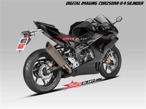 Render Update Cbr250rr R 4 Silinder Rear View Motoblast