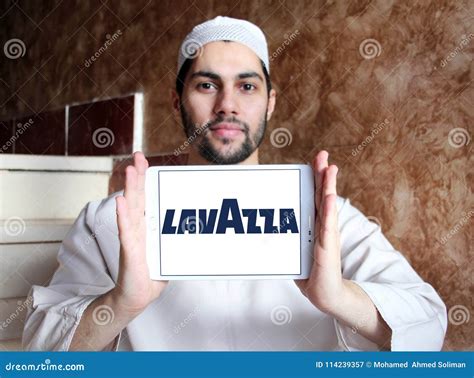 Lavazza coffee brand logo editorial photography. Image of logos - 114239357