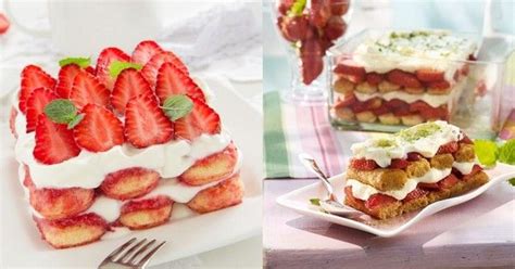 Recette Tiramisu Mille Feuille Aux Fraises Desserts Mini Cheesecake