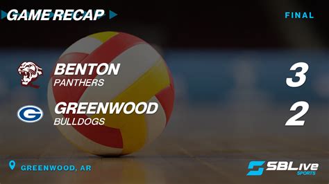 Benton Vs Greenwood Girls Volleyball Oct 28 2023