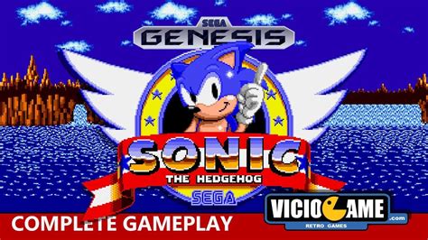 Sonic The Hedgehog Mega Drive Complete Gameplay Youtube