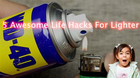 Life Skills DIY Easy 5 Awesome Life Hacks For Lighter YouTube