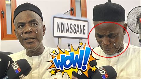 Gamou Ndiassane Becaye Mbaye Danou na lér et craque en pleine emission