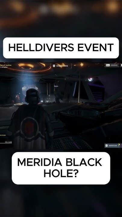 Helldivers Event Meridia Black Hole Youtube