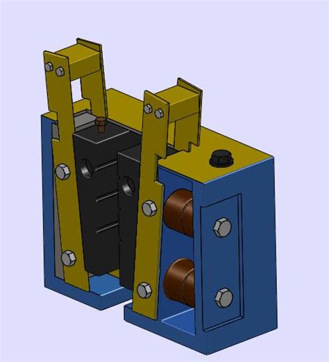 Bq1500渐进式安全钳3d模型下载三维模型step、solidworks模型 制造云 产品模型