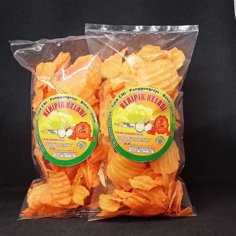 Jual Keripik Talas Ubi Talas Keladi Mbote Pedas Manis 100 Gr Shopee