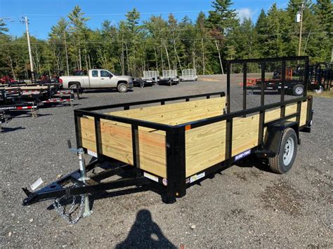 2023 Sure Trac 6x12 3 Board High Side 3K Utility Trailer W D Rings