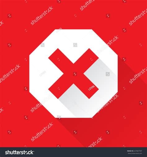 Error Icon Stock Vector (Royalty Free) 227687707 | Shutterstock