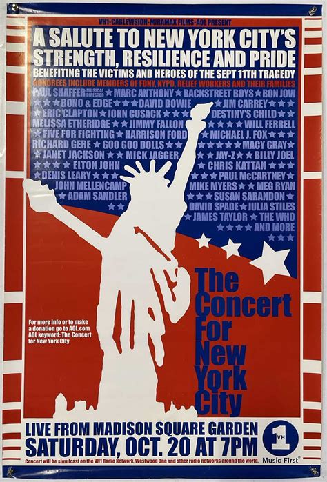 Lot 233 The Concert For New York Original Poster