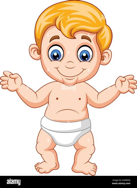 Cartoon baby boy learning to walk Stock Vector Image & Art - Alamy