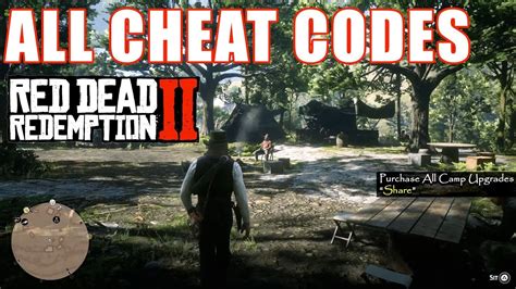 Red Dead Redemption 2 Rdr2 Cheats Codes Cheat Codes Walkthrough