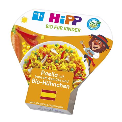 Hipp Paella mit buntem Gemüse und Bio Hühnchen BILLA Online Shop