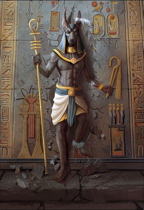 Anubis Ancient Egypt Art Ancient Egyptian Art Egyptian Mythology