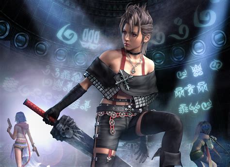 Final Fantasy X 2 Hd Wallpaper Rikku Yuna And Paine Unite