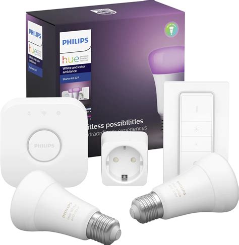 Philips Hue LED Leuchtmittel White Color Ambiance Starter Kit Kaufen