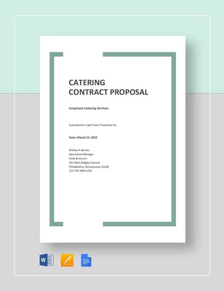 FREE Kitchen Remodelling Budget Proposal Template PDF Word Apple