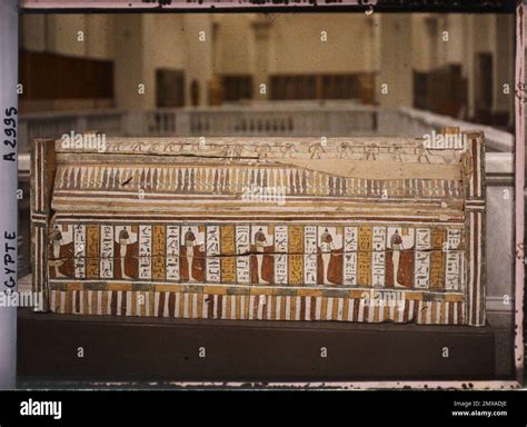 Cairo Egypt Africa Sarcophagus Of The 23rd Dynasty At The Egyptian