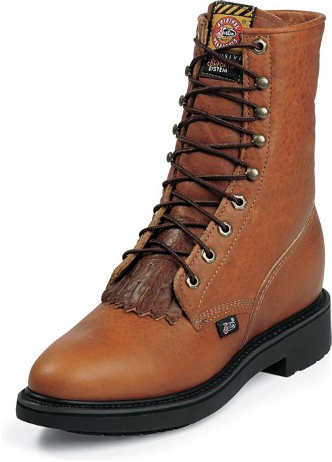 Justin Original Workboots Mens Conductor 8 Inch Electrical