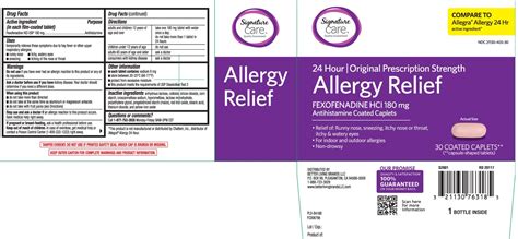 DailyMed - IALLERGY RELIEF- fexofenadine hcl tablet, coated