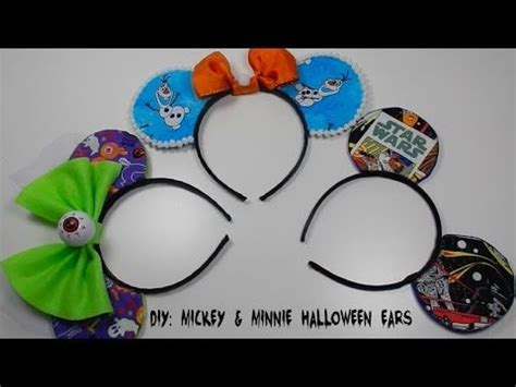 DIY:Mickey Mouse Ears Halloween Costume - YouTube | Diy mickey mouse ...