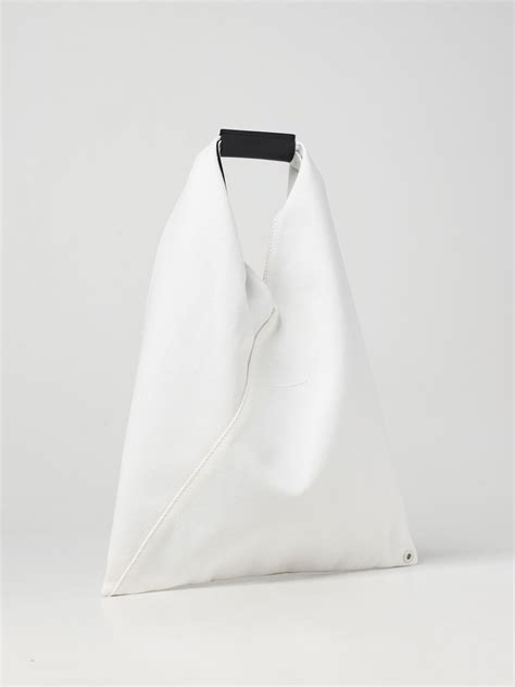 Mm6 Maison Margiela Japanese Bag In Canvas White Mm6 Maison