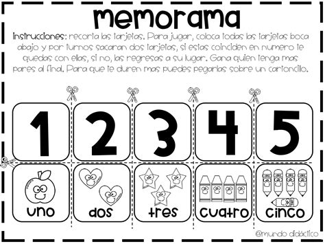 Cuadernillo para trabajar los números del 1 al 20