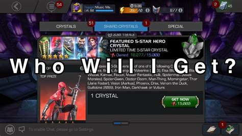 Opening Another 5 Star Featured Crystal In Marvel Contest Of Champions Not Bad Youtube