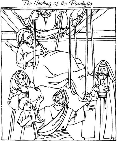 Heals Capernaum Noblemans Sketch Coloring Page The Best Porn Website